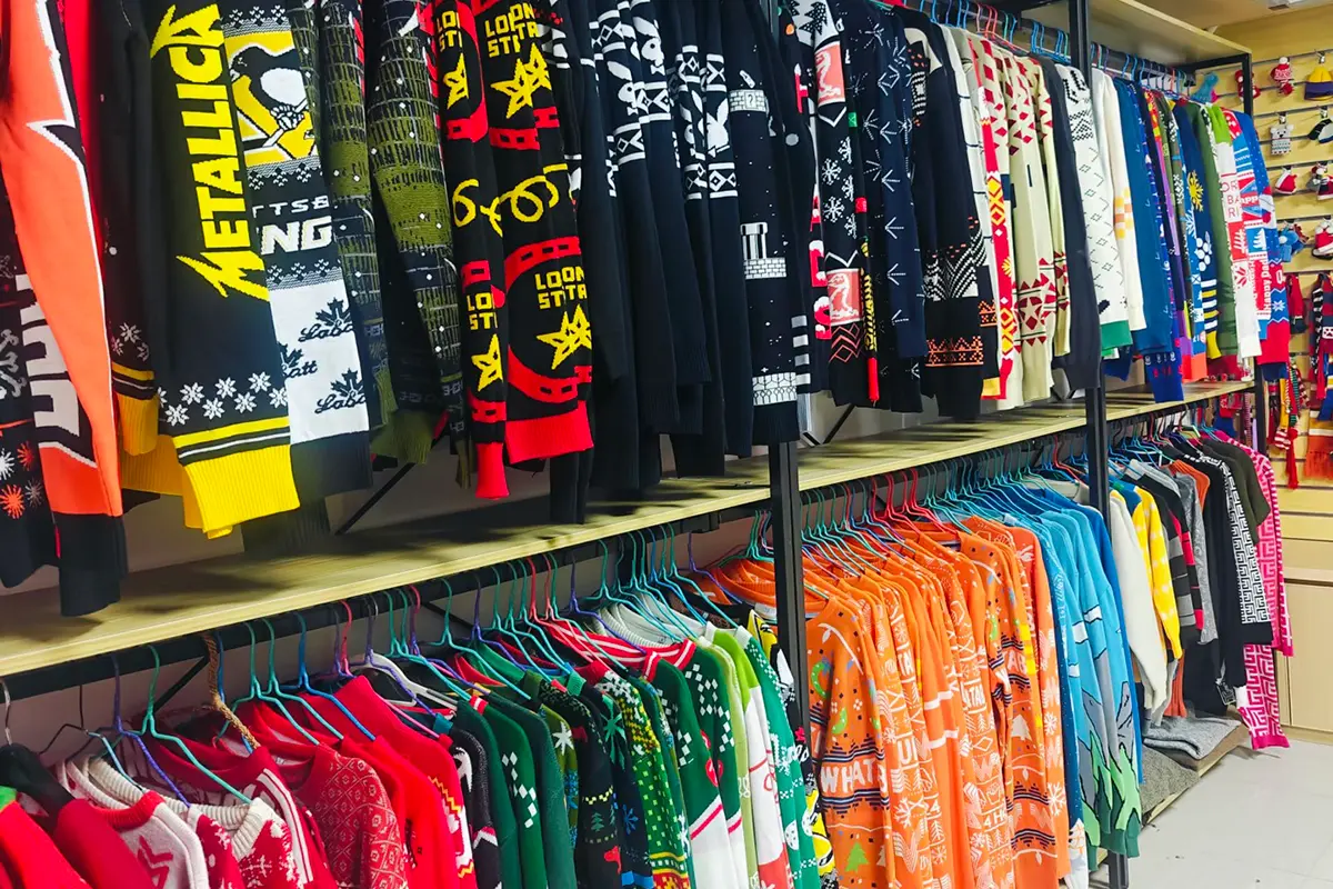 Company custom Christmas sweater order guide