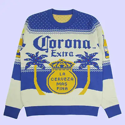 Brand collaboration custom Christmas sweater project