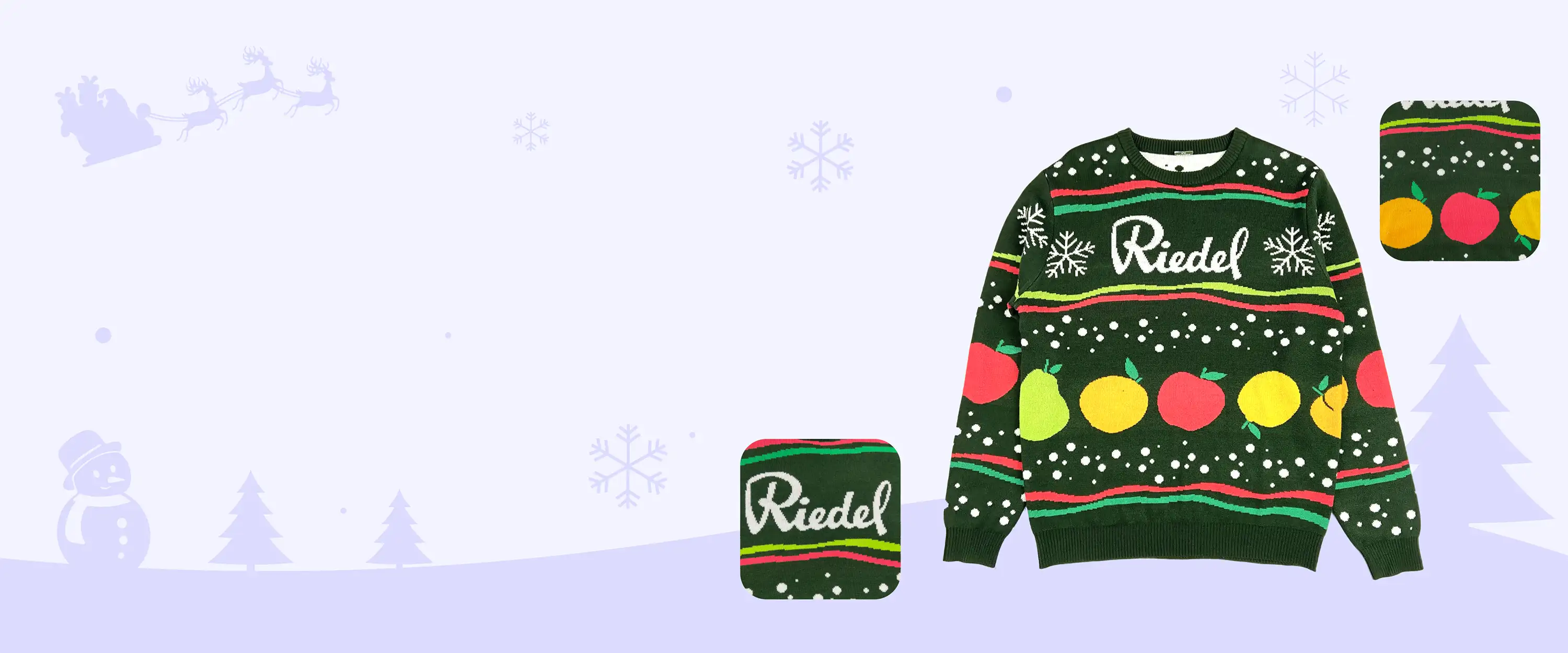 Factory corporate custom Christmas sweater gifts for brands