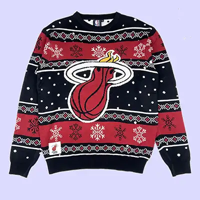 Sports team custom Christmas sweater project