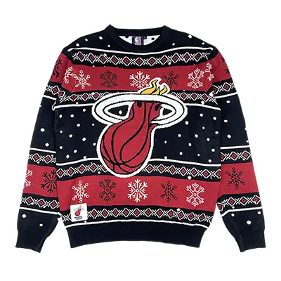Custom NBA team Christmas sweater