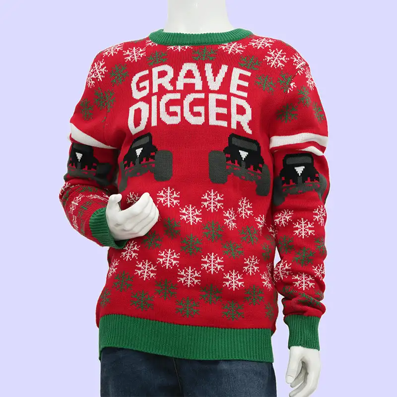 Custom team Christmas sweaters for clubs and staff groups