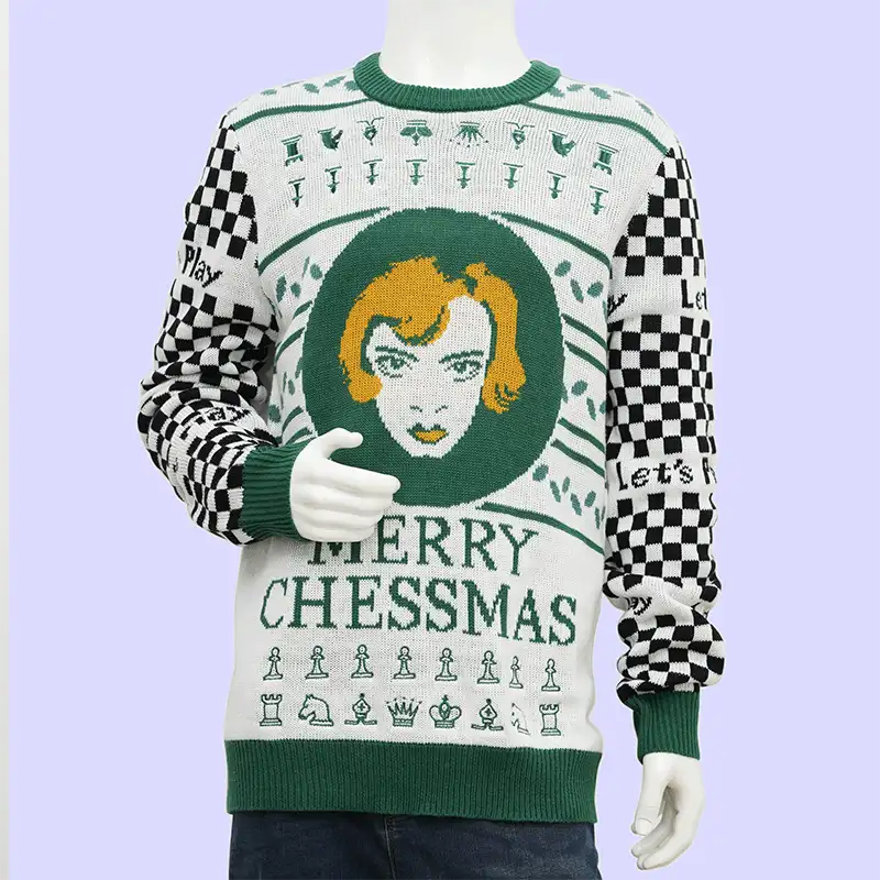 Bulk custom ugly Christmas sweaters for retail and promotions