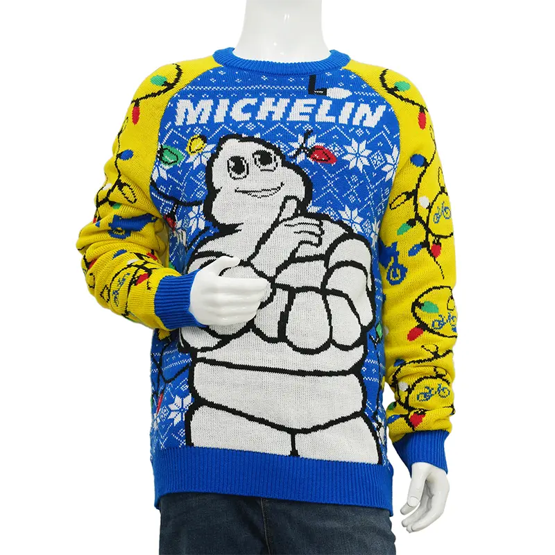 Custom ugly Christmas sweaters with logo and patterns