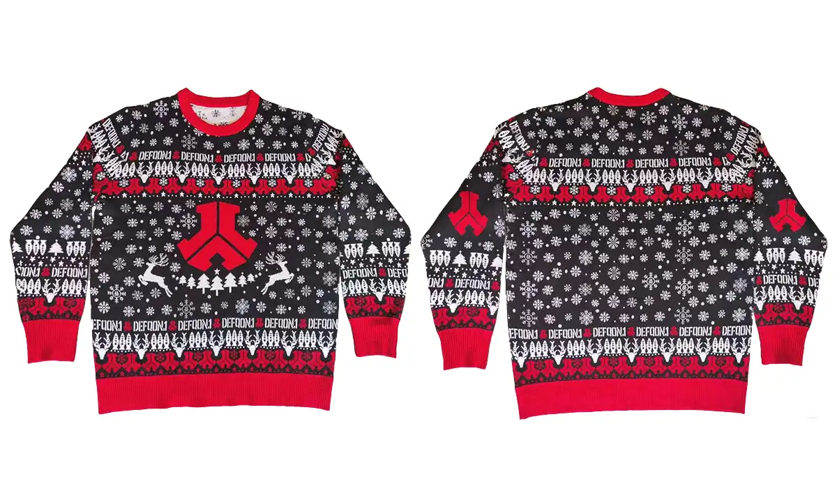 Sweater mockup converted into physical sample