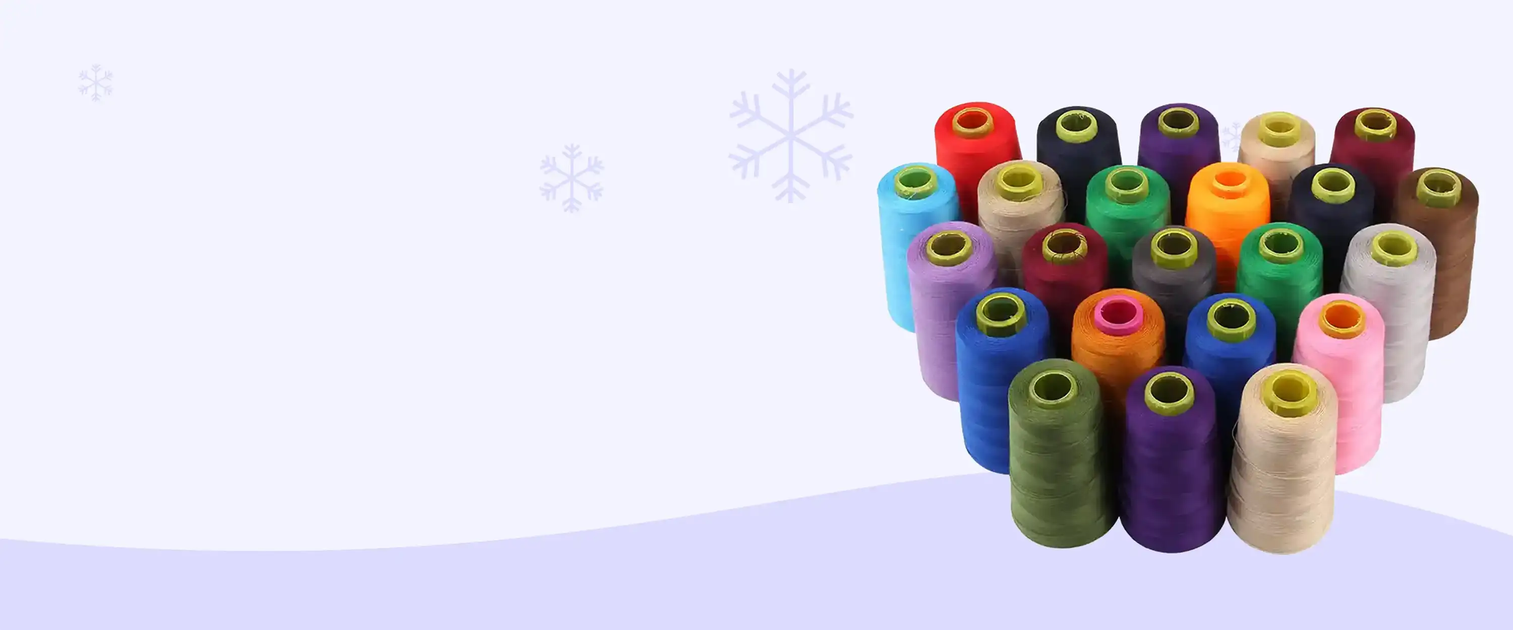 Custom yarn options for Christmas sweaters with different materials and colors